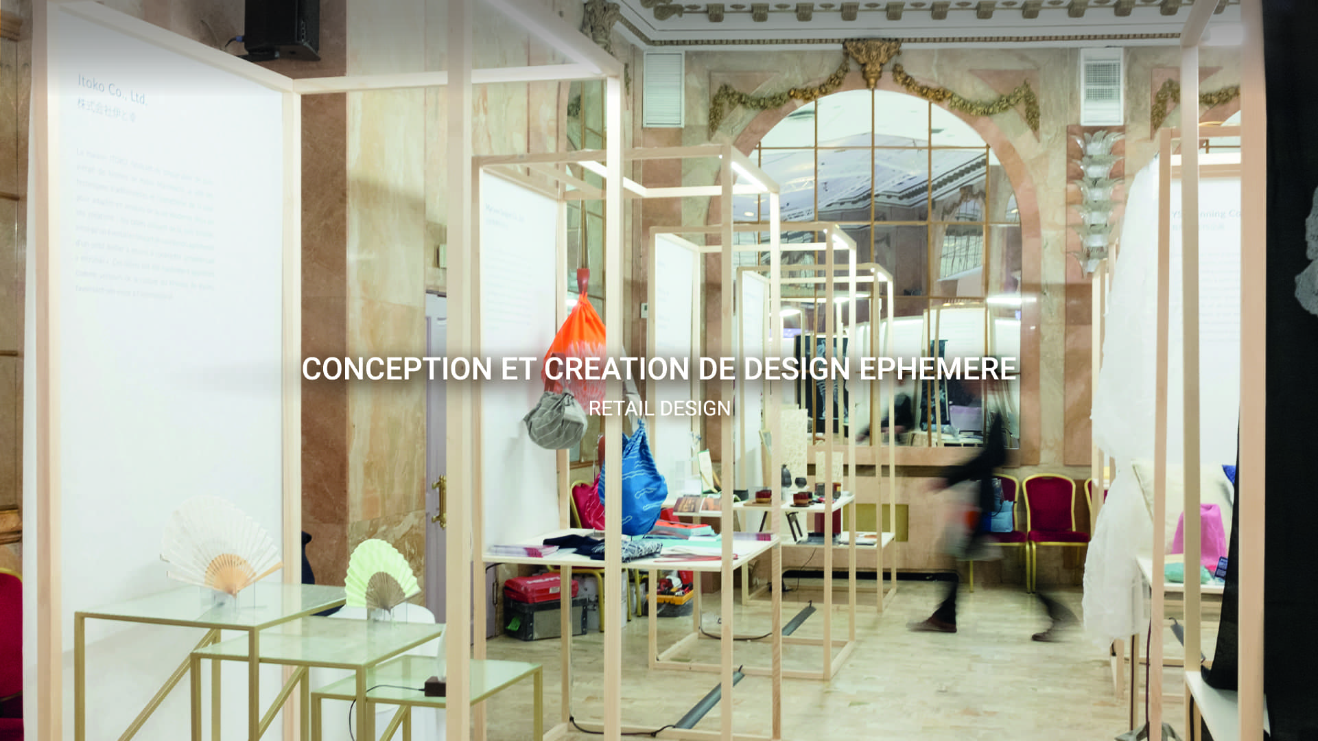 AtoY Éphémère Conception et création de design éphémères - Retail design